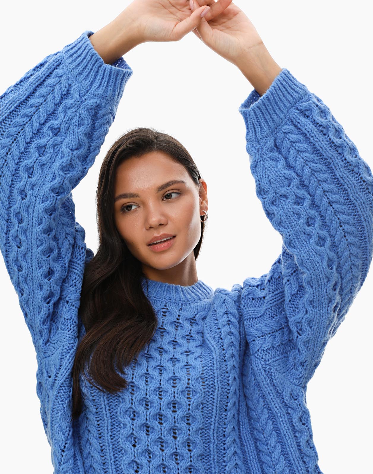 

Джемпер женский Gloria Jeans GSW006173 синий XXS-XS/164, GSW006173