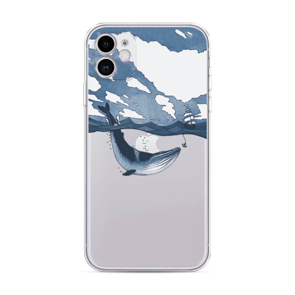 

Чехол для Apple iPhone 11 "Большой кит", Синий, 12150-1