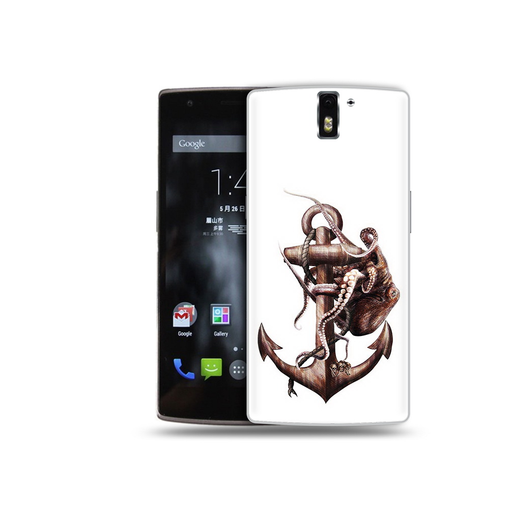 

Чехол MyPads Tocco для OnePlus One ржавый якорь, Прозрачный, Tocco