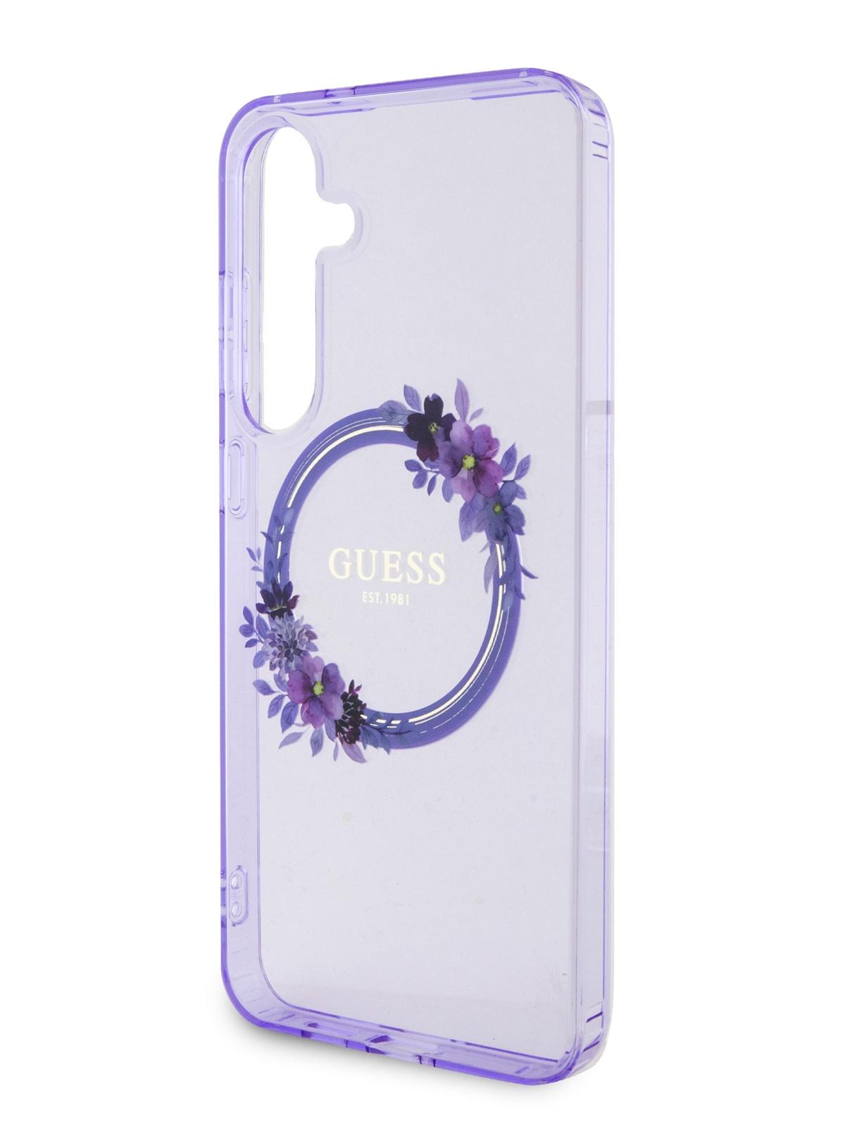 Чехол Guess для Samsung Galaxy S24+ с MagSafe Hard Purple