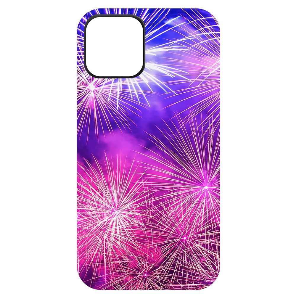 

Чехол-накладка Krutoff Софт Кейс Салют для iPhone 12 mini черный