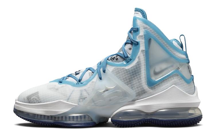 

Кроссовки унисекс Nike Lebron 19 EP White and Dutch Blue белые 36 EU, Белый, Lebron 19 EP White and Dutch Blue