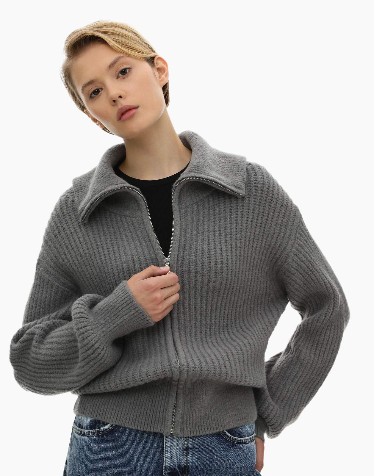 

Кардиган женский Gloria Jeans GSW006076 серый XXS (36-38), GSW006076
