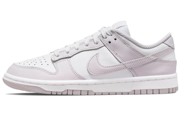 

Кеды унисекс Nike Dunk Low Light Violet белые 44.5 EU, Белый, Dunk Low Light Violet