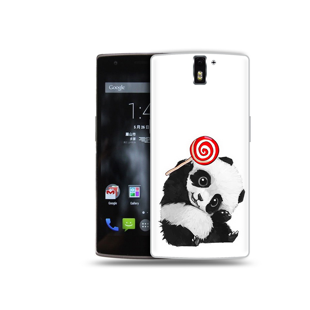 

Чехол MyPads Tocco для OnePlus One панда с леденцом, Прозрачный, Tocco