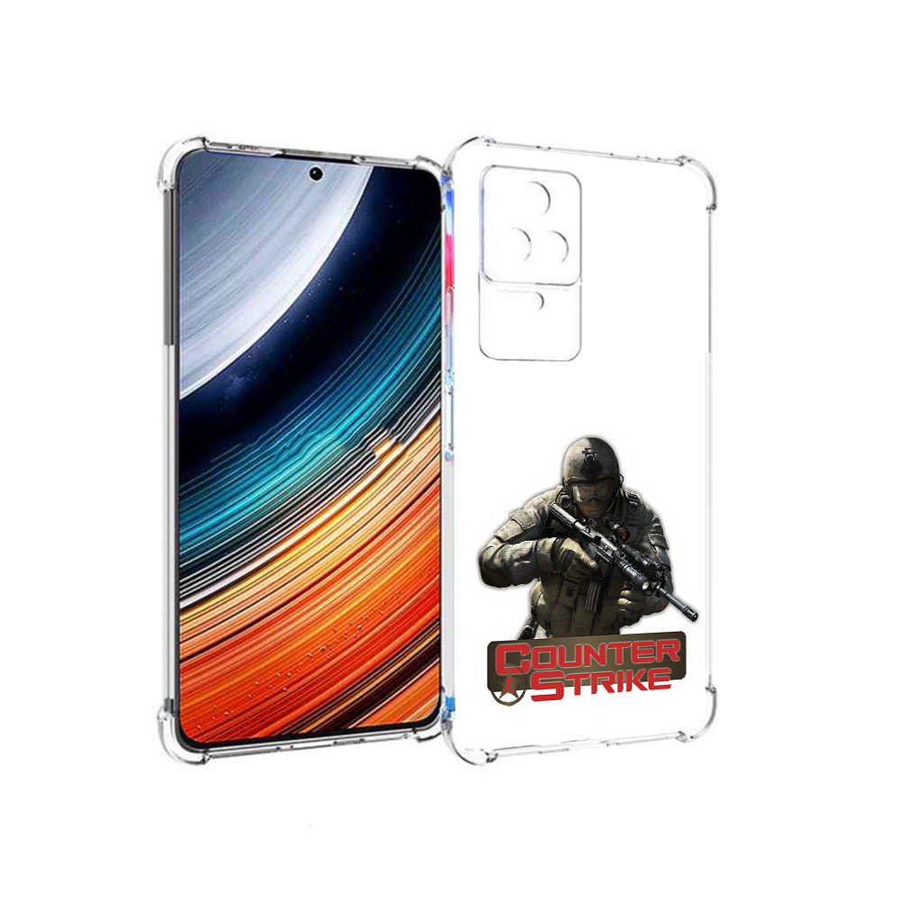 

Чехол MyPads Контра для Xiaomi Redmi K40S/Poco F4, Прозрачный, Tocco