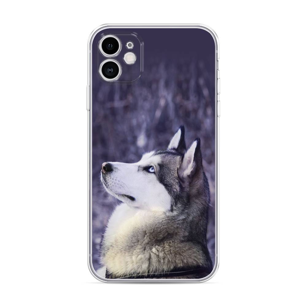 

Чехол для Apple iPhone 11 "Хаски 1", Фиолетовый;белый, 12150-1