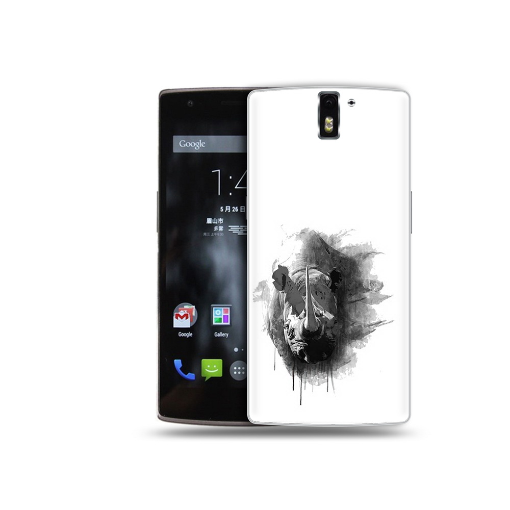 

Чехол MyPads Tocco для OnePlus One носорог, Прозрачный, Tocco
