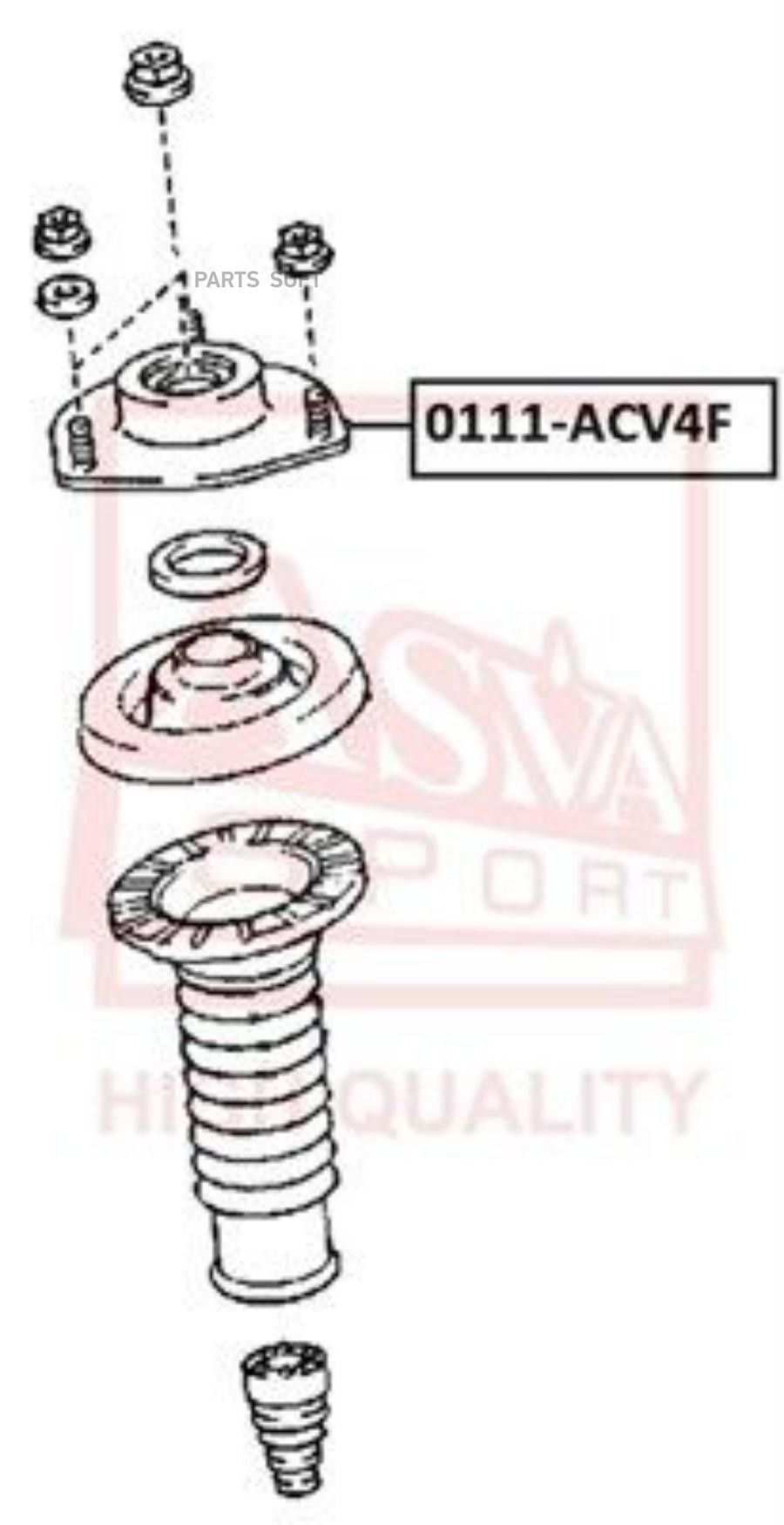 

Опора Передн.амортизатора L/R ASVA 0111-ACV4F
