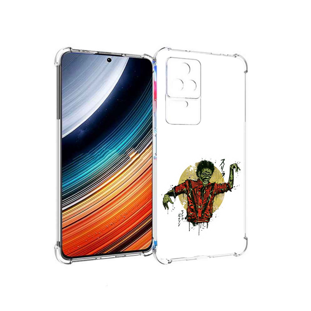 

Чехол MyPads Зомби для Xiaomi Redmi K40S/Poco F4, Прозрачный, Tocco