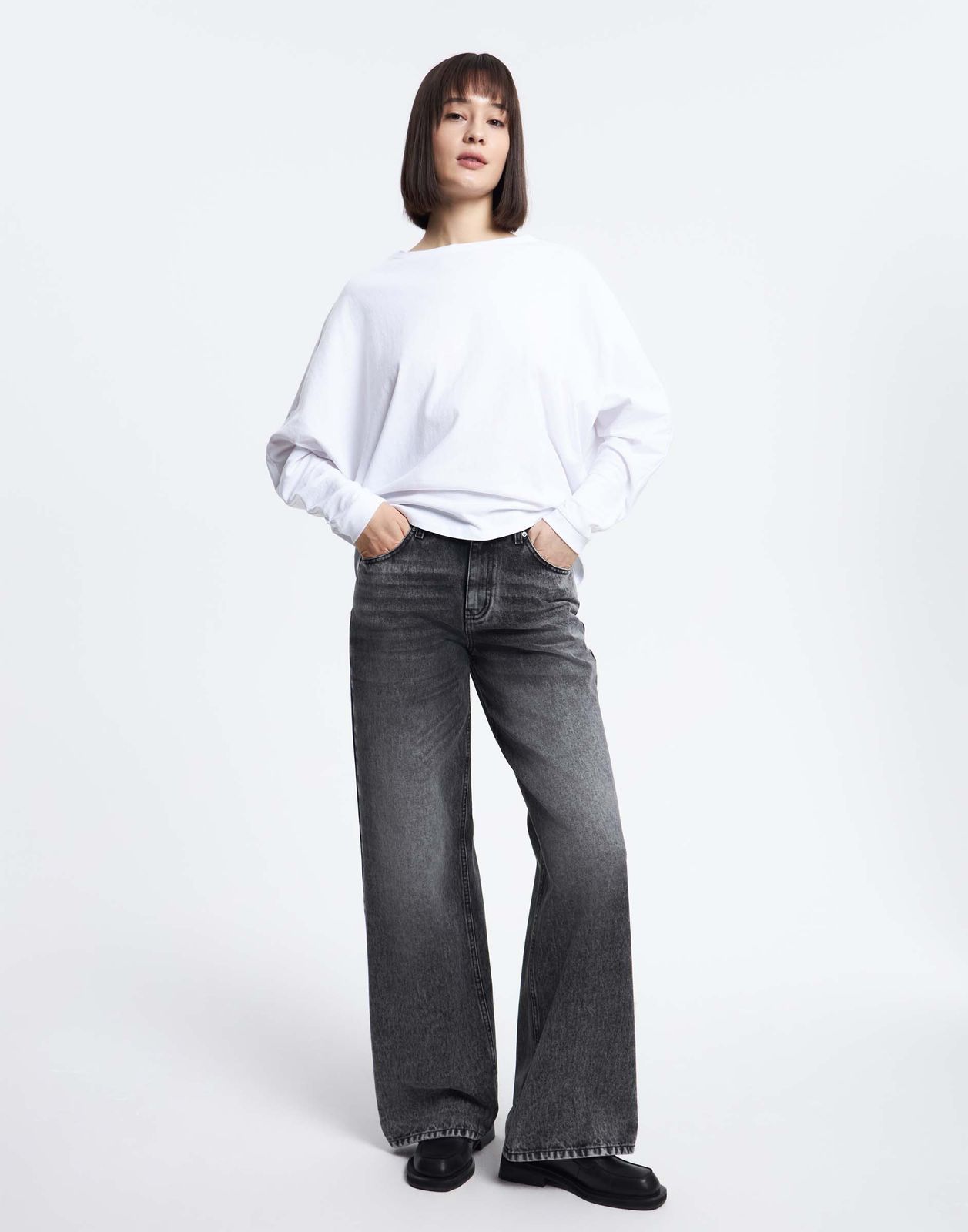 

Джинсы женские Gloria Jeans GJN035848 серый /серый-айс/ 36/158, GJN035848