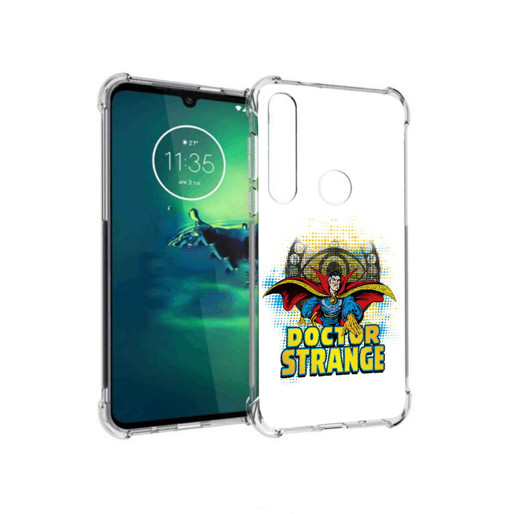 

Чехол MyPads Tocco для Motorola Moto G8 Plus доктор стренж рисунок (PT227062.344.335), Прозрачный, Tocco