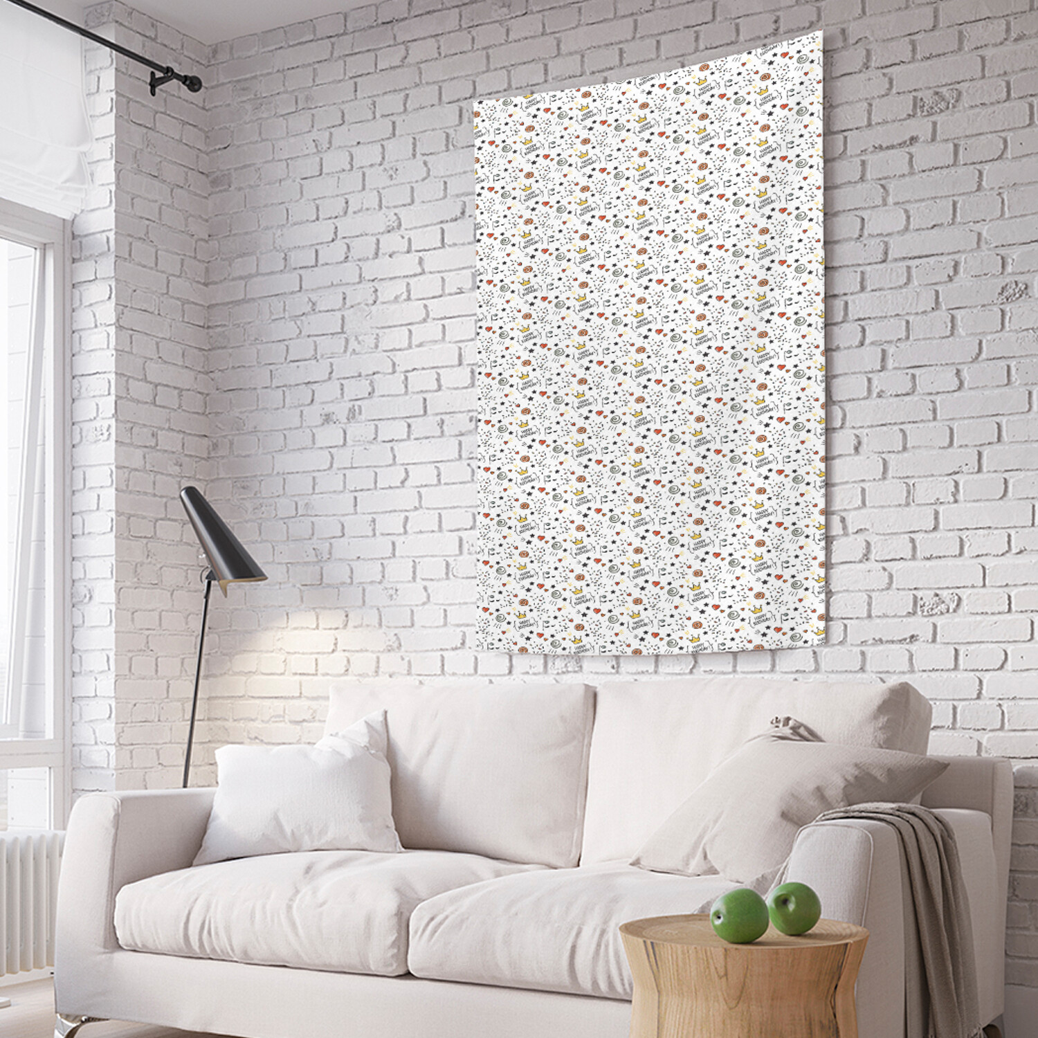 

Вертикальное фотопанно на стену JoyArty Абстракция именин 150x200 см, Абстракция именин