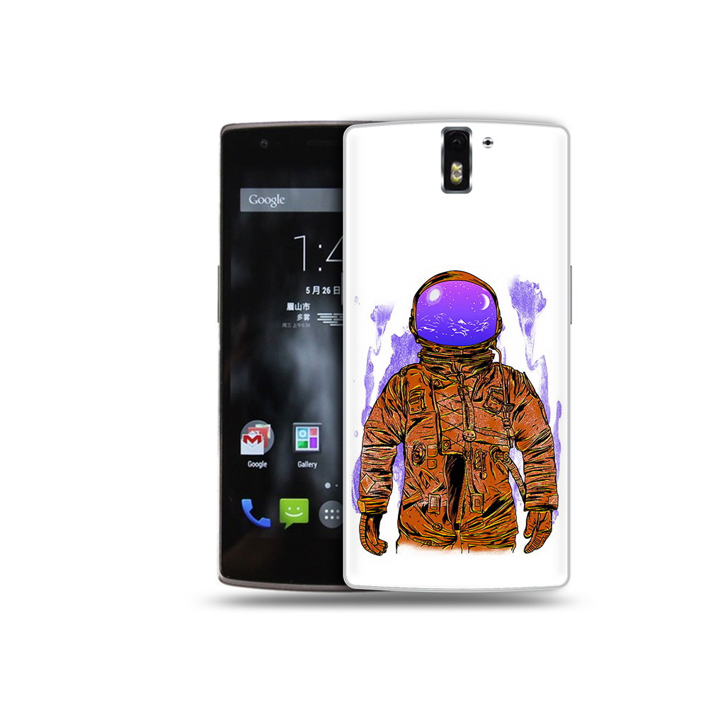 

Чехол MyPads Tocco для OnePlus One нарисованный мужчина в скафандре, Прозрачный, Tocco
