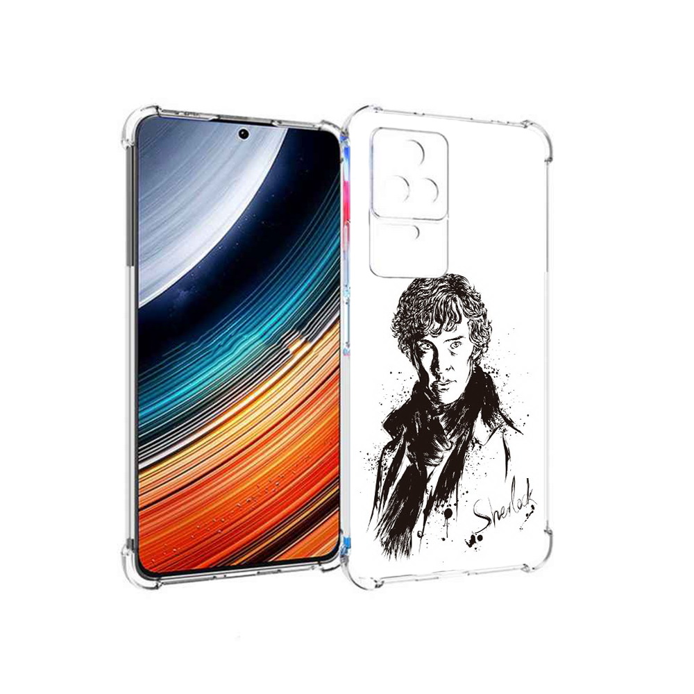 

Чехол MyPads шерлок холмс портрет для Xiaomi Redmi K40S/Poco F4, Прозрачный, Tocco