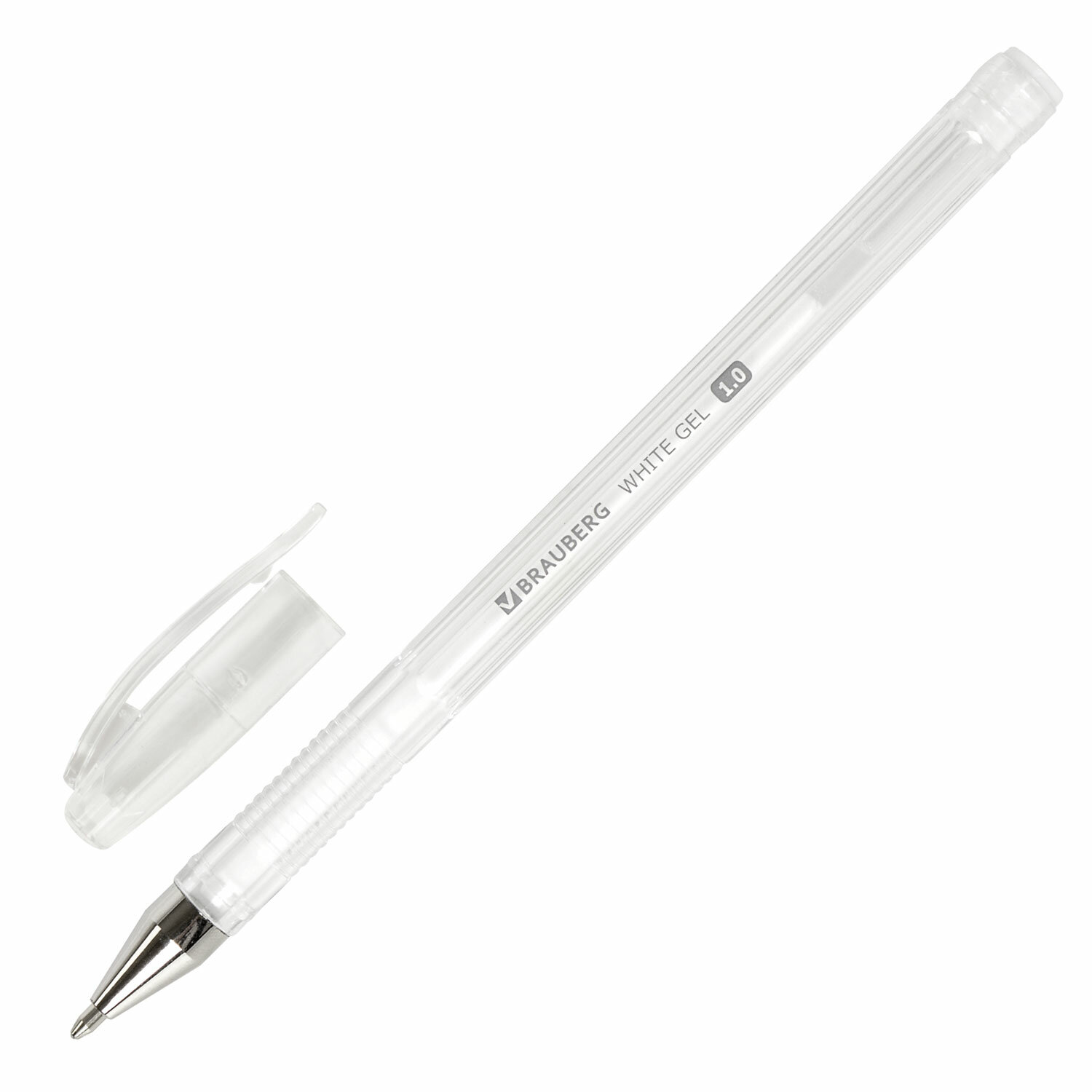 

Ручка гелевая BRAUBERG White Pastel белая, 143416