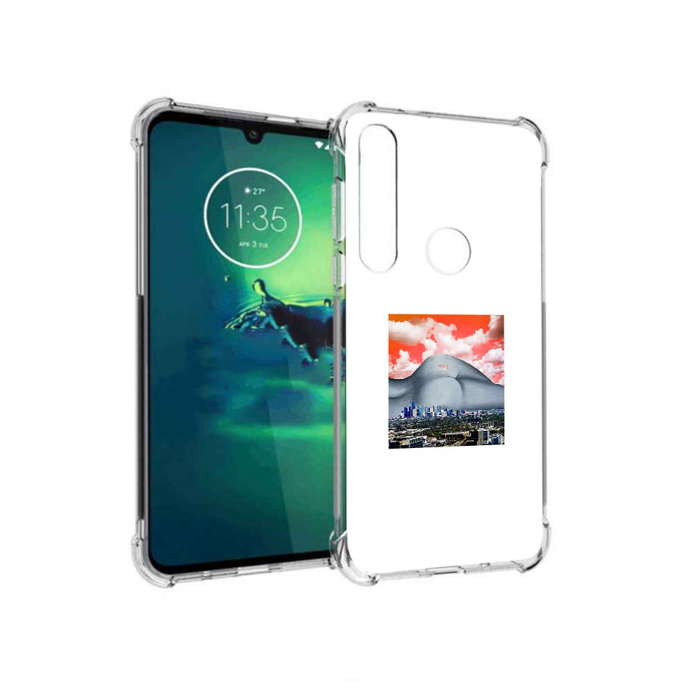 

Чехол MyPads Tocco для Motorola Moto G8 Plus город с девушкой на фоне (PT227062.344.297), Прозрачный, Tocco