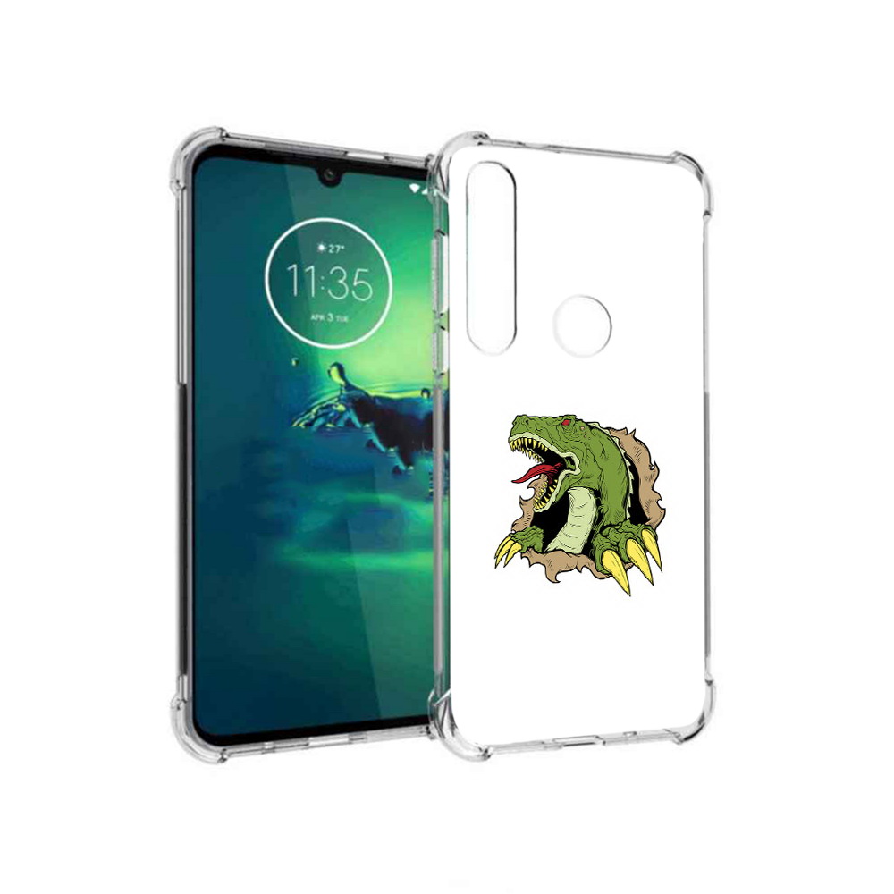 

Чехол MyPads Tocco для Motorola Moto G8 Plus годзила (PT227062.344.290), Прозрачный, Tocco