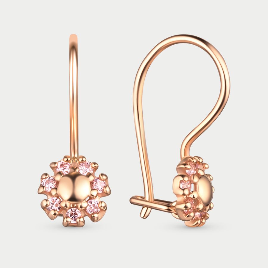 

Серьги из золота с фианитом GOLD CENTER 022752-1120, 022752-1120