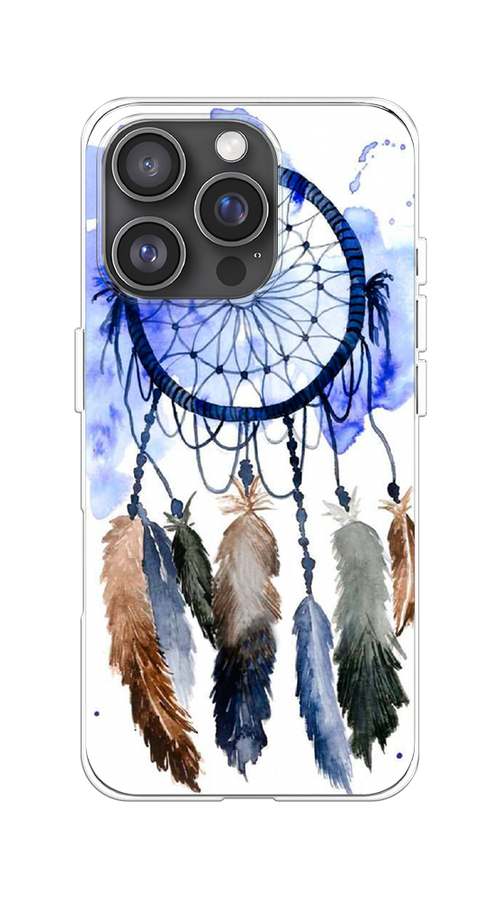 

Чехол на Apple iPhone 16 Pro "Ловец снов 1", Коричневый;синий, 16250-1