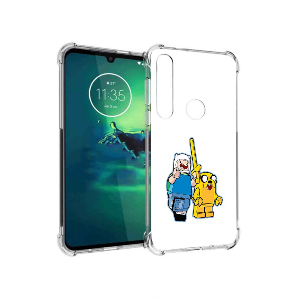 

Чехол MyPads Tocco для Motorola Moto G8 Plus время приключений лего (PT227062.344.274), Прозрачный, Tocco