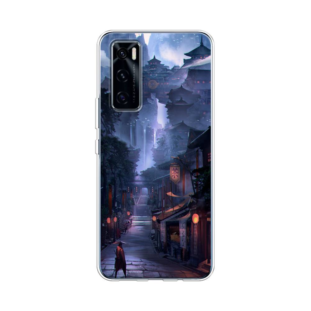 

Чехол Awog на Vivo V20 SE "Одинокий самурай", Разноцветный, 263550-10