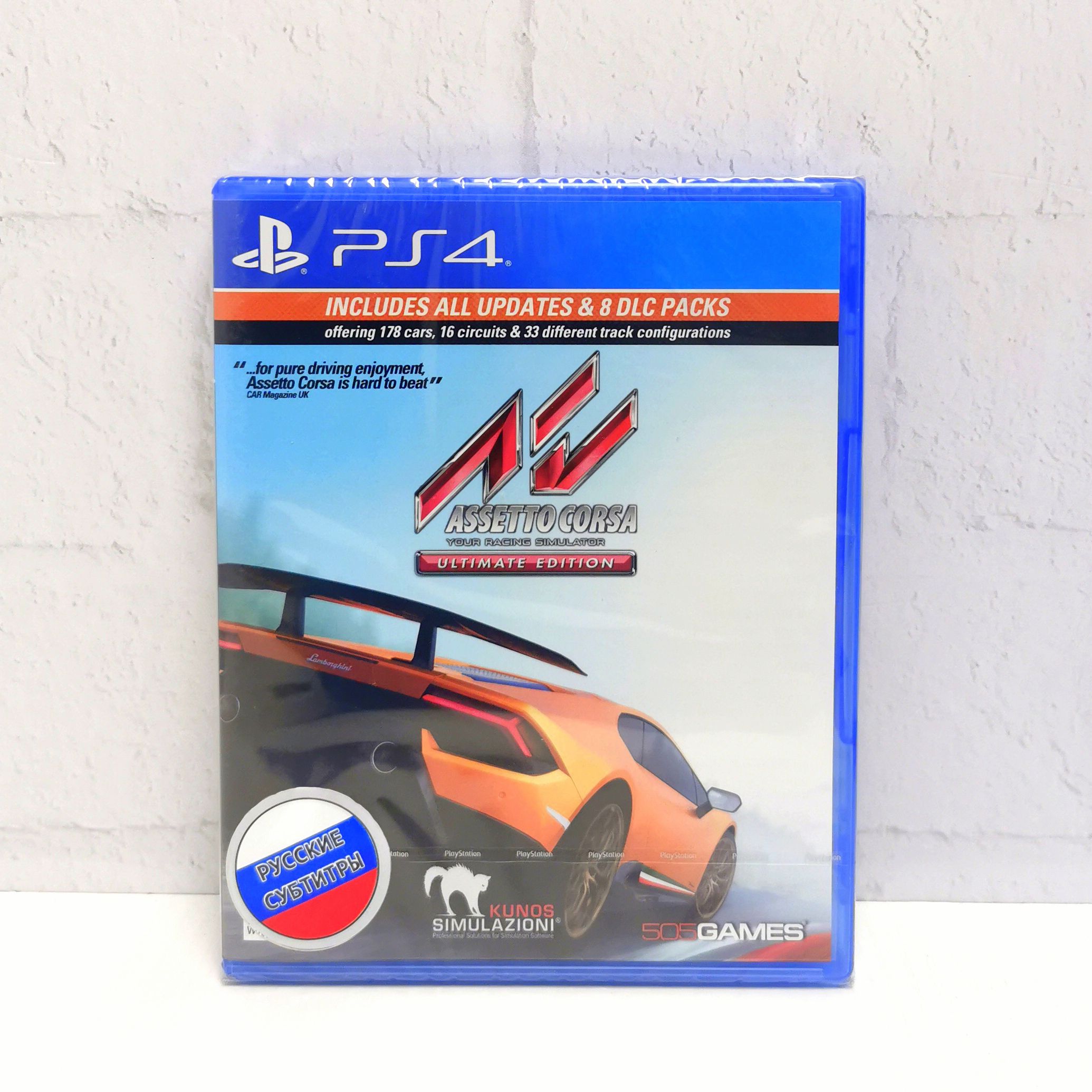 

Игра Assetto Corsa Ultimate Edition Русские субтитры PS4/PS5, Assetto Corsa Ultimate Edition Русские субтитры