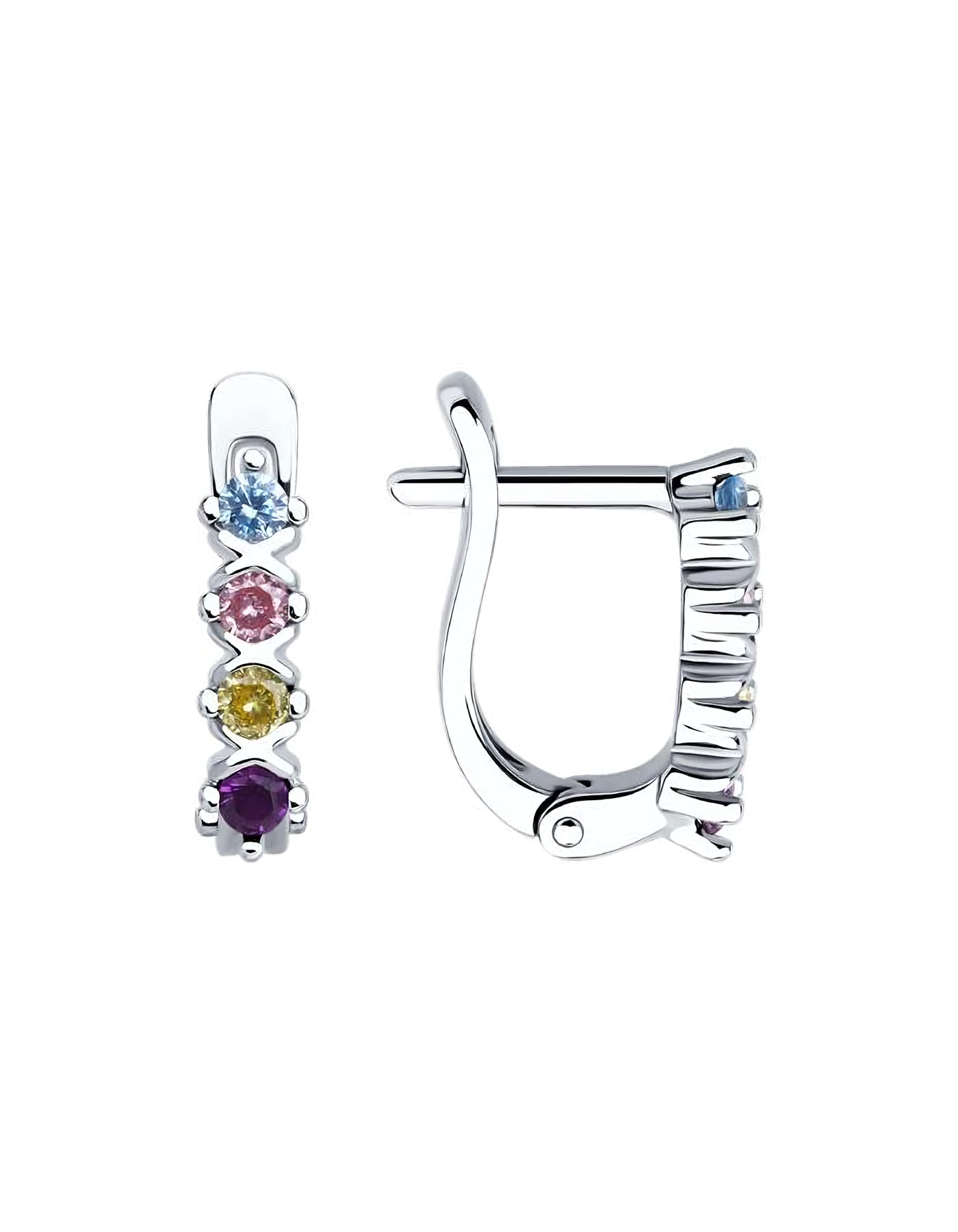 

Серьги из серебра TEO MAORI 894-120-02172-1, фианит, 894-120-02172-1