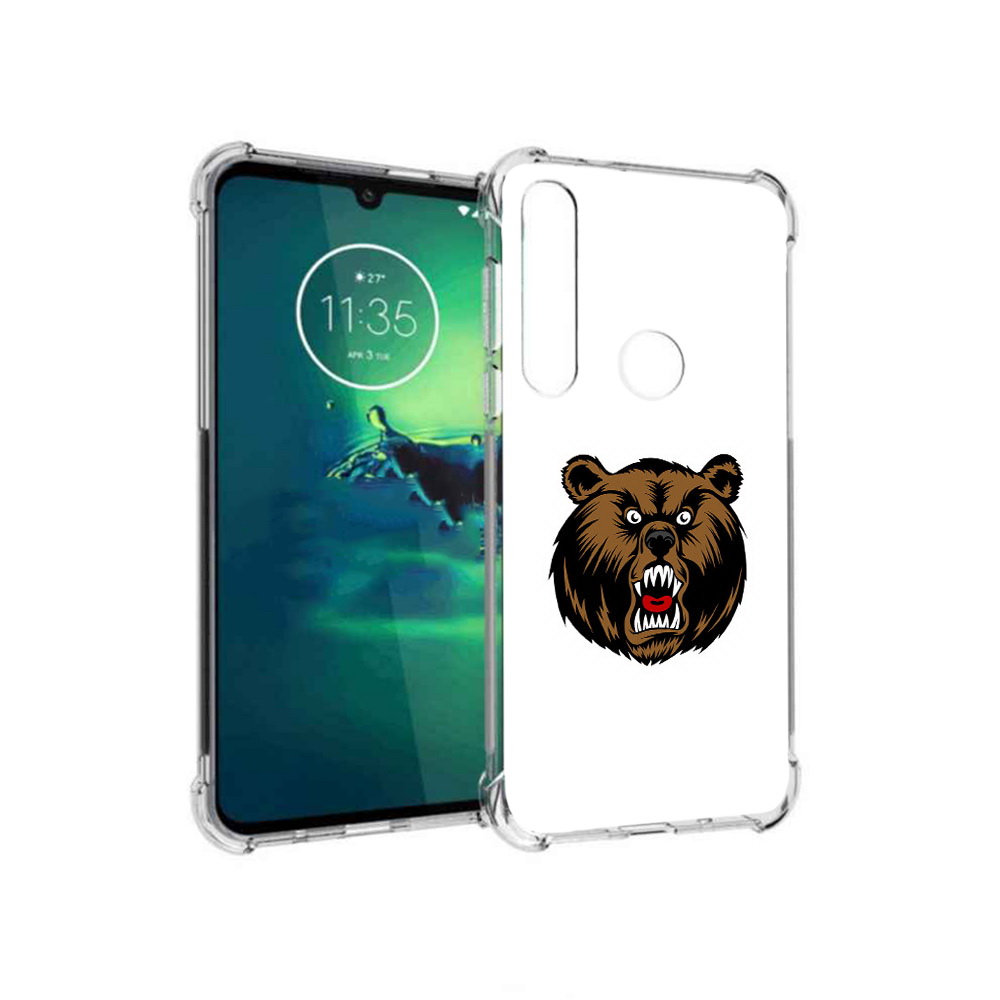 

Чехол MyPads Tocco для Motorola Moto G8 Plus бурый (PT227062.344.253), Прозрачный, Tocco