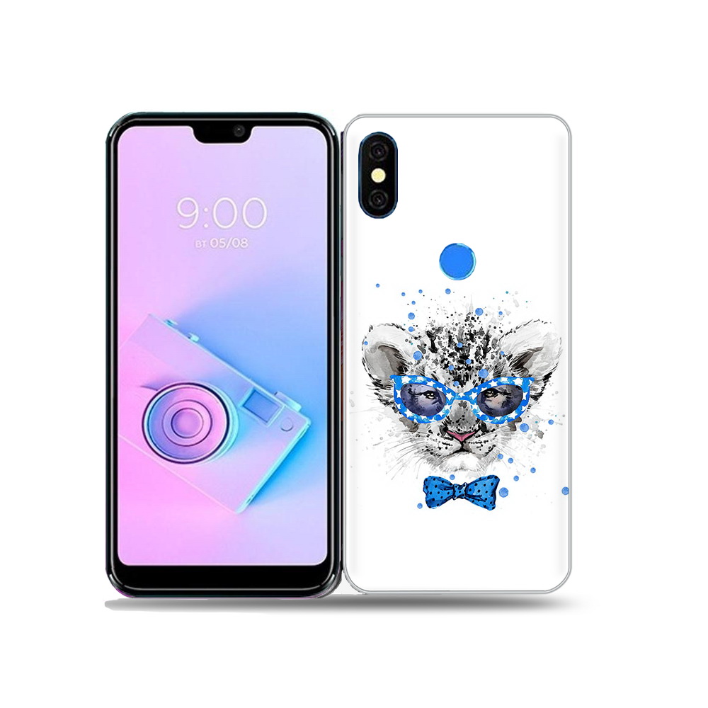 

Чехол MyPads Tocco для BQ 5731L тигренок с бабочкой, Прозрачный, Tocco