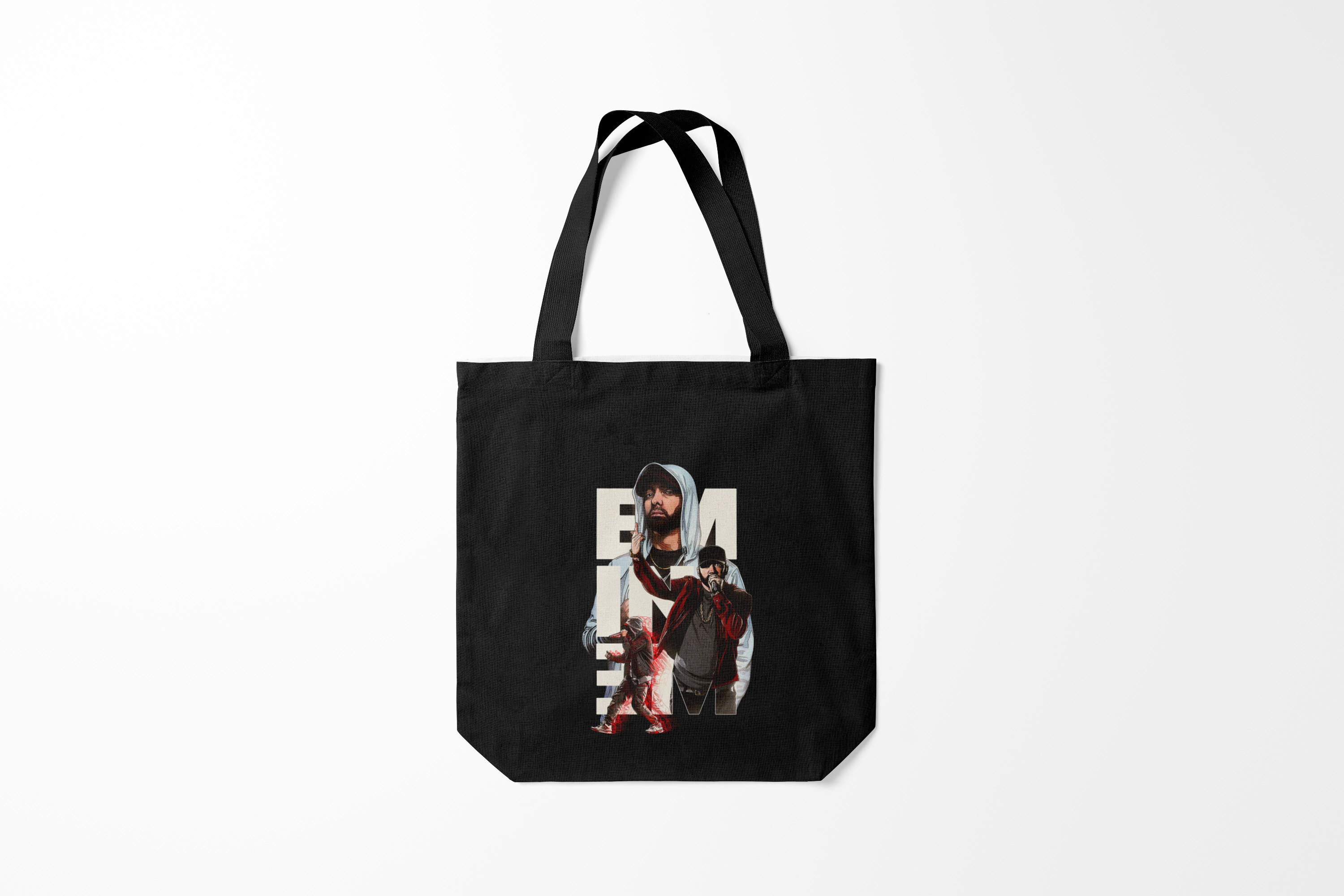 

Сумка шoппер унисекс Burnettie Eminem Marshall Mathers, черный, Eminem Marshall Mathers