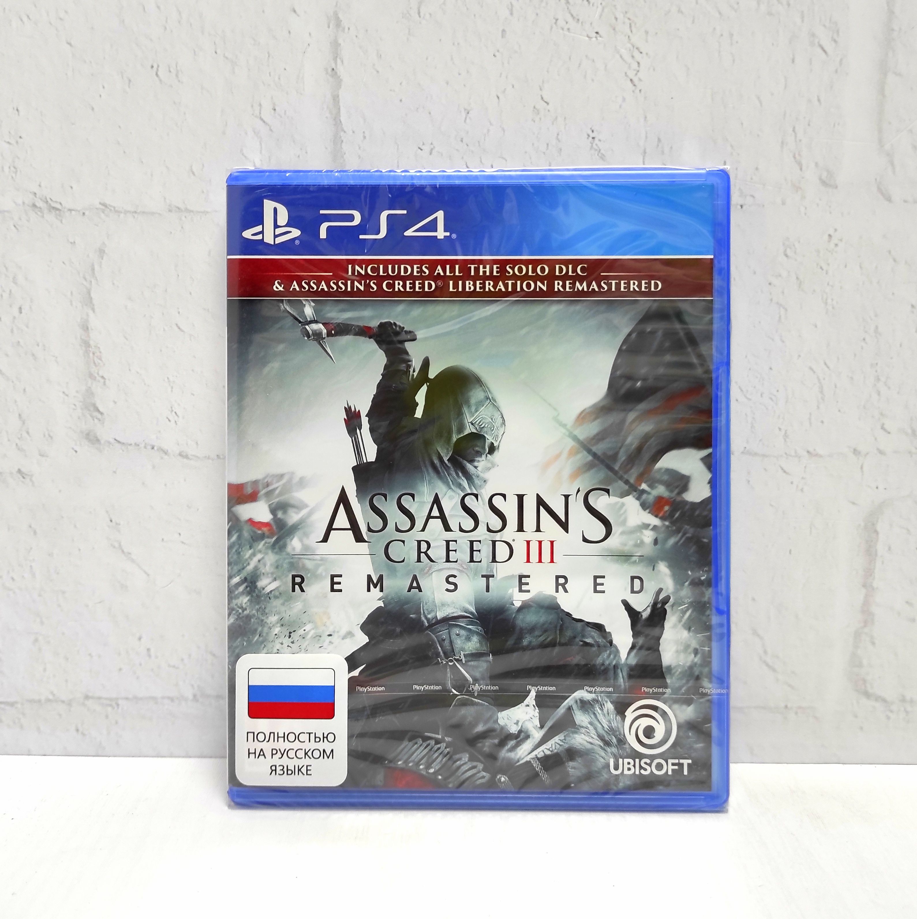 

Игра Assassins Creed 3 (III) Remastered Полностью на русском языке PS4/PS5, Assassins Creed 3 (III) Remastered Полностью на русском языке