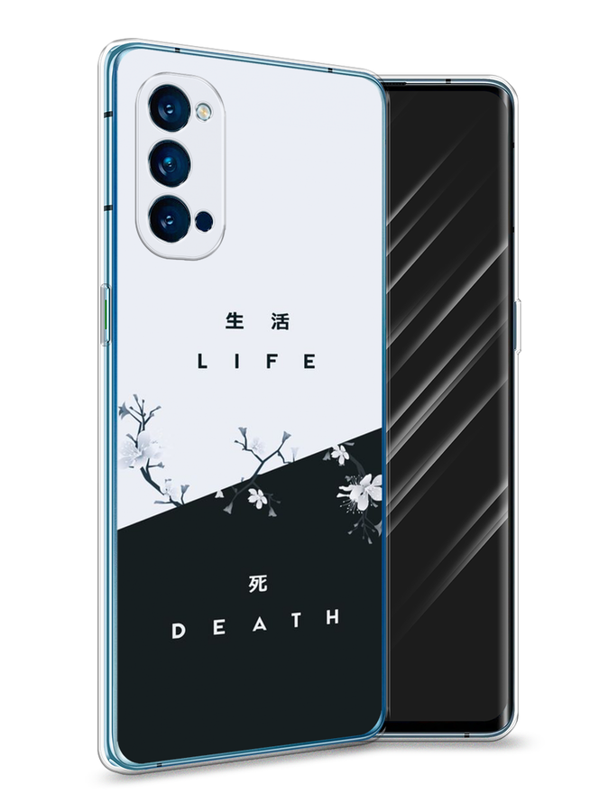 

Чехол Awog на Oppo Reno 4 Pro 5G "Life and death", Разноцветный, 253750-7