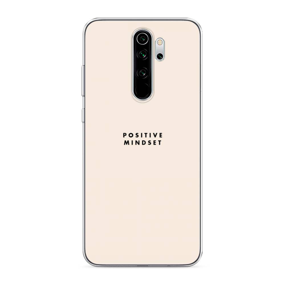 фото Силиконовый чехол "позитивное мышление" на xiaomi redmi note 8 pro awog