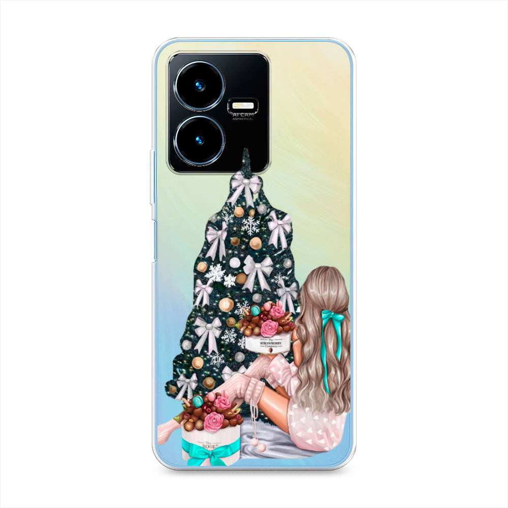 

Чехол для Vivo Y22 "New Year", Зеленый;бежевый;голубой, 267550-5