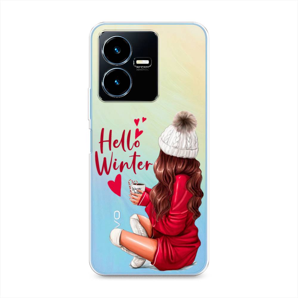 

Чехол для Vivo Y22 "Hello winter", Красный;белый;коричневый, 267550-5