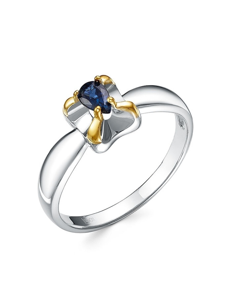 

Кольцо из серебра с сапфиром р. She Jewelry К1876/Ag-602ПОЗ, К1876/Ag-602ПОЗ