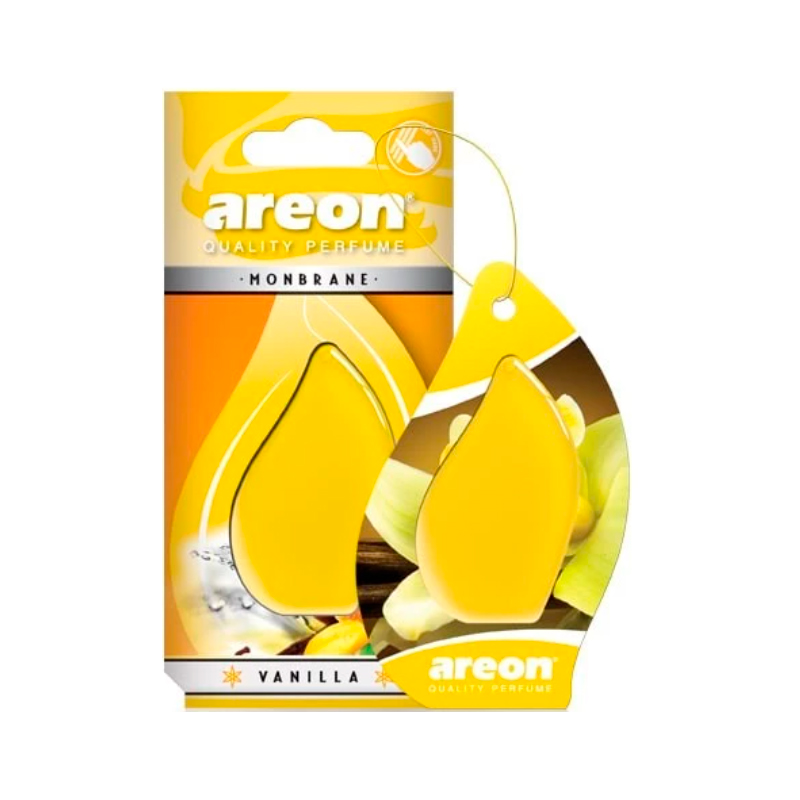 фото Ароматизатор подвесной (vanilla/ваниль) areon monbrane (картон) 704-amb-02