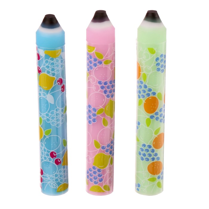 

Ластик BrunoVisconti HappyGraphix Fresh Fruit, круглый, мягкий, микс