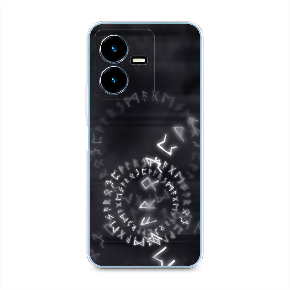 

Чехол для Vivo Y22 "Руны", Серый;черный, 267550-3