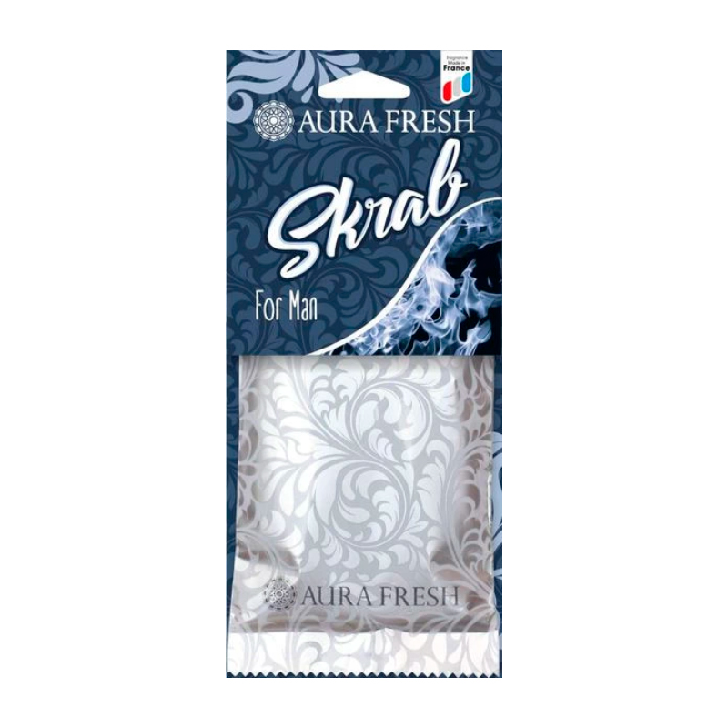 фото Ароматизатор под сиденье aura fresh skrab for men/ для мужчин aur-sb-0005