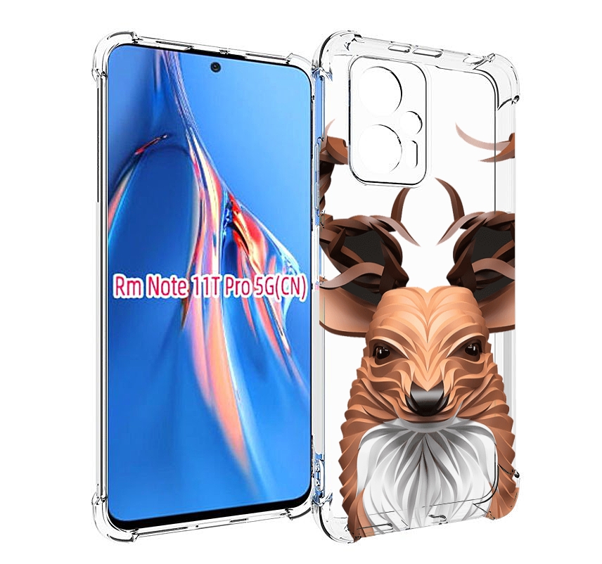 

Чехол MyPads 3D-олень для Xiaomi Redmi Note 11T Pro / 11T Pro Plus / Poco X4 GT противо..., Прозрачный, Tocco
