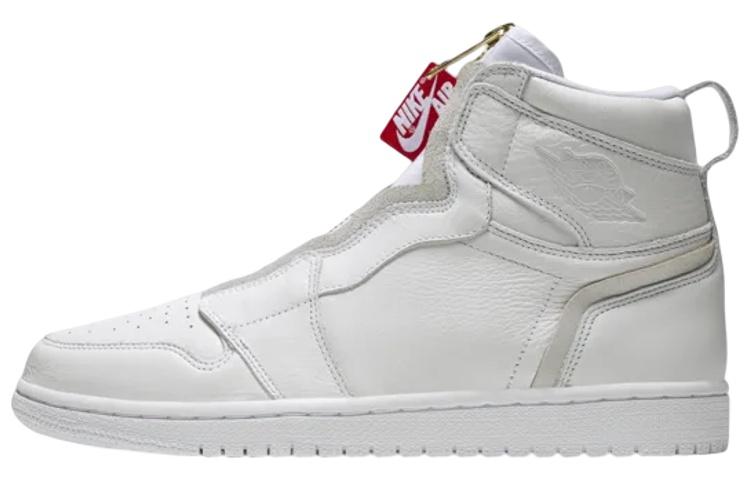 

Кеды унисекс Jordan Air Jordan 1 Retro High Zip White белые 40 EU, Белый, Air Jordan 1 Retro High Zip White