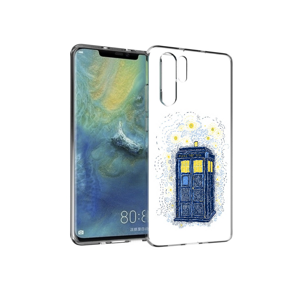 

Чехол MyPads Tocco для Huawei P30 Pro будка рисунок, Прозрачный, Tocco