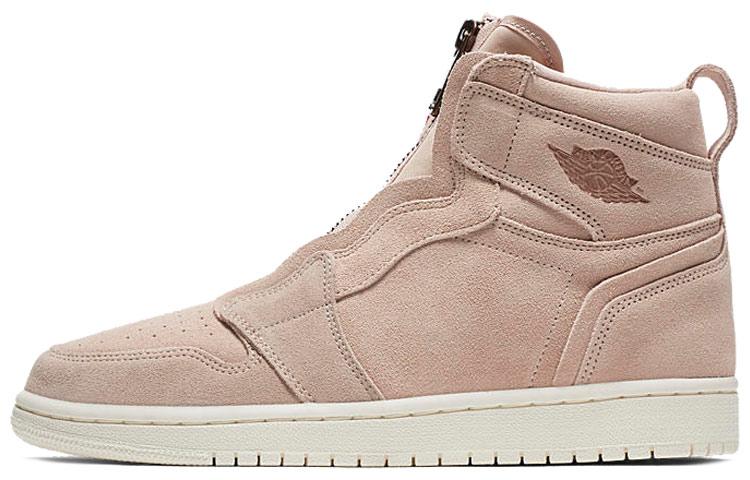 

Кеды унисекс Jordan Air Jordan 1 Retro High Zip Particle Beige (W) бежевые 40.5 EU, Бежевый, Air Jordan 1 Retro High Zip Particle Beige (W)