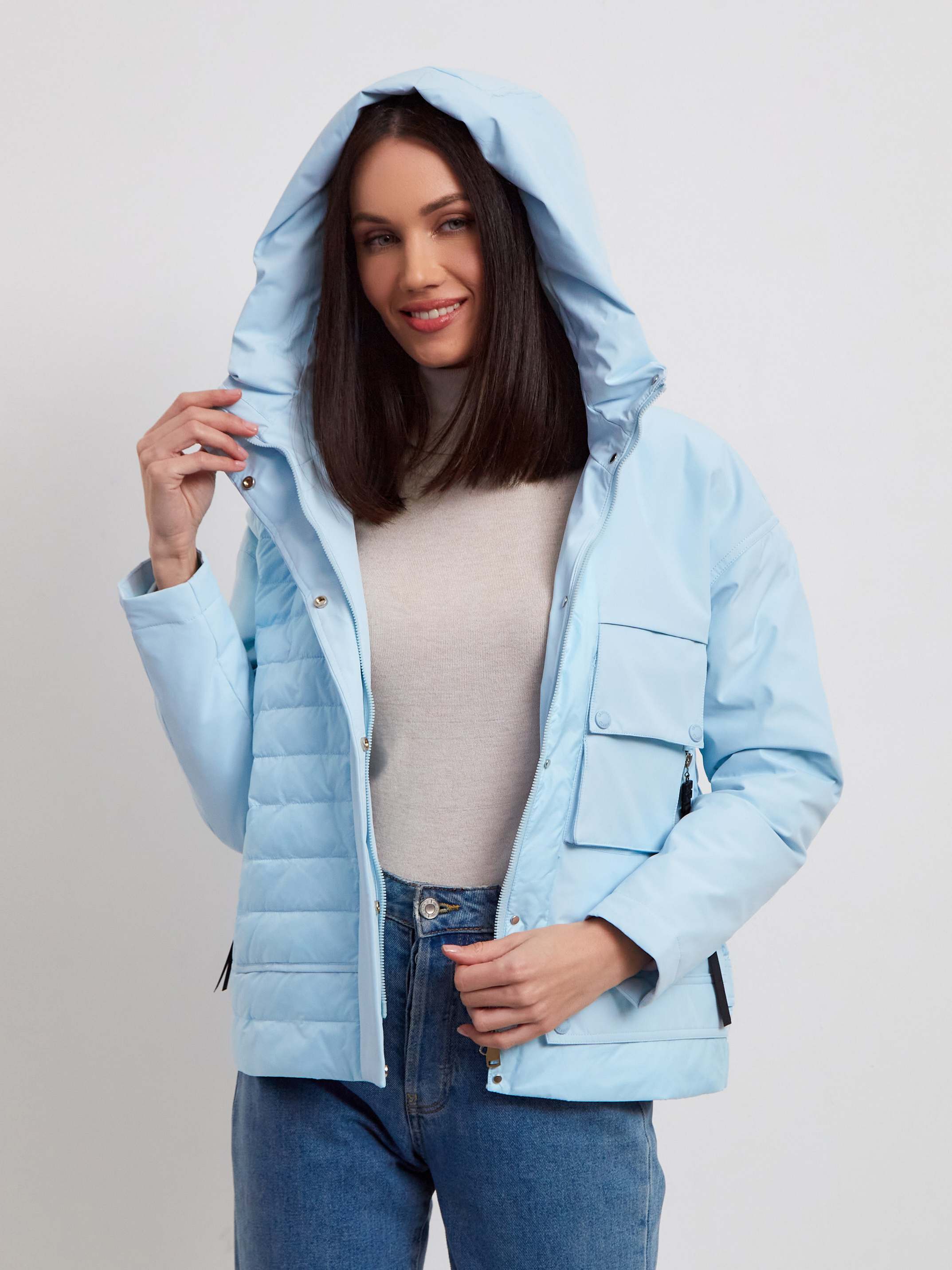 

Куртка женская Fine Baby Cat R699PES голубая XL, R699PES