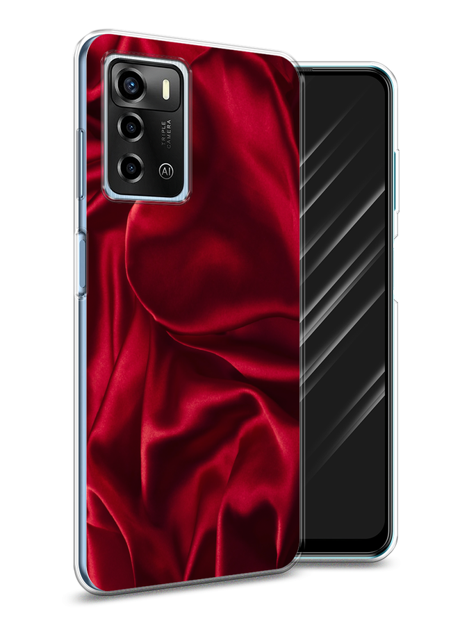 

Чехол Awog на ZTE Blade V40 Vita / ЗТЕ Блэйд V40 Vita "Текстура красный шелк", Разноцветный, 135650-3