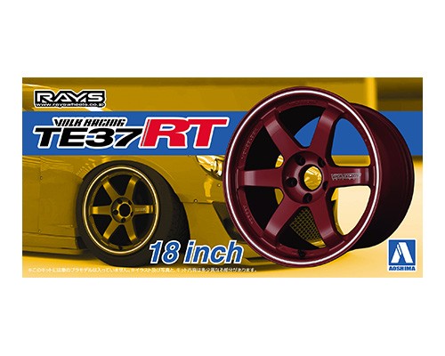 фото Сборная модель aoshima 1/24 volk racing te37rt 18inch 05302