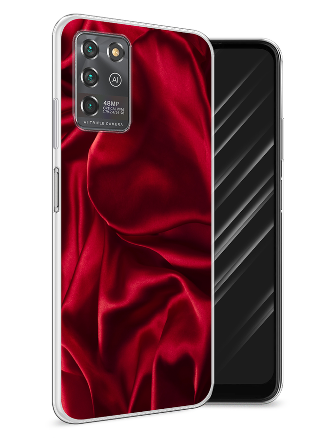 

Чехол Awog на ZTE Blade V30 Vita / ЗТЕ Блэйд V30 Vita "Текстура красный шелк", Разноцветный, 135050-3