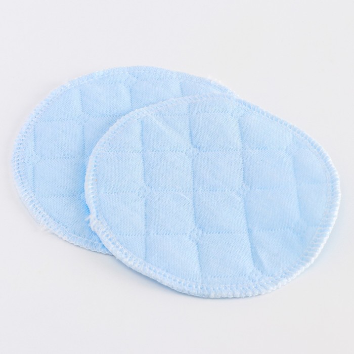 

Набор многоразовых вкладышей для бюстгальтера, 2 шт., цвет голубой, Скоро Мама M&B